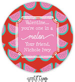 Little Lamb - Valentine's Day Gift Stickers (One in a Melon)